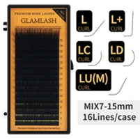 GLAMLASH 5PCS Transparent Medical PE False Eyelash Extensions Tape Double Eyelid Sticker Non-woven Fake Lash Eyeliner Tapes