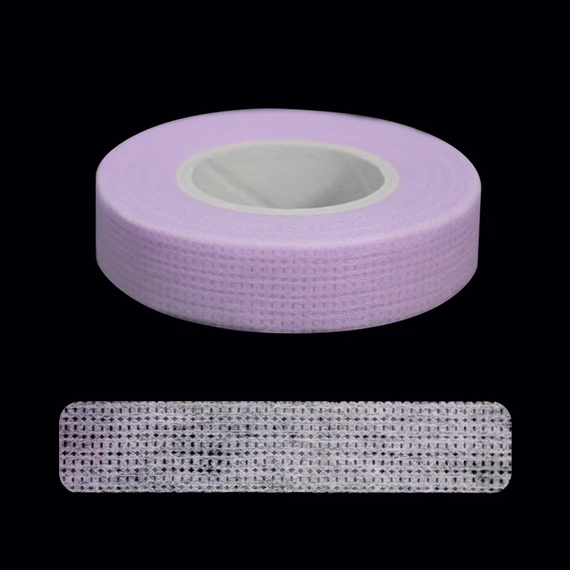 GLAMLASH 5PCS Transparent Medical PE False Eyelash Extensions Tape Double Eyelid Sticker Non-woven Fake Lash Eyeliner Tapes