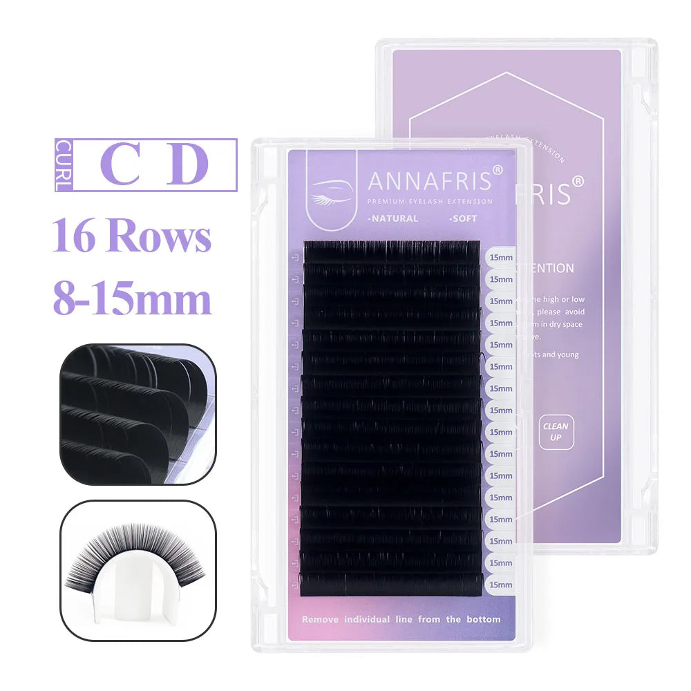 GLAMLASH 5PCS Transparent Medical PE False Eyelash Extensions Tape Double Eyelid Sticker Non-woven Fake Lash Eyeliner Tapes