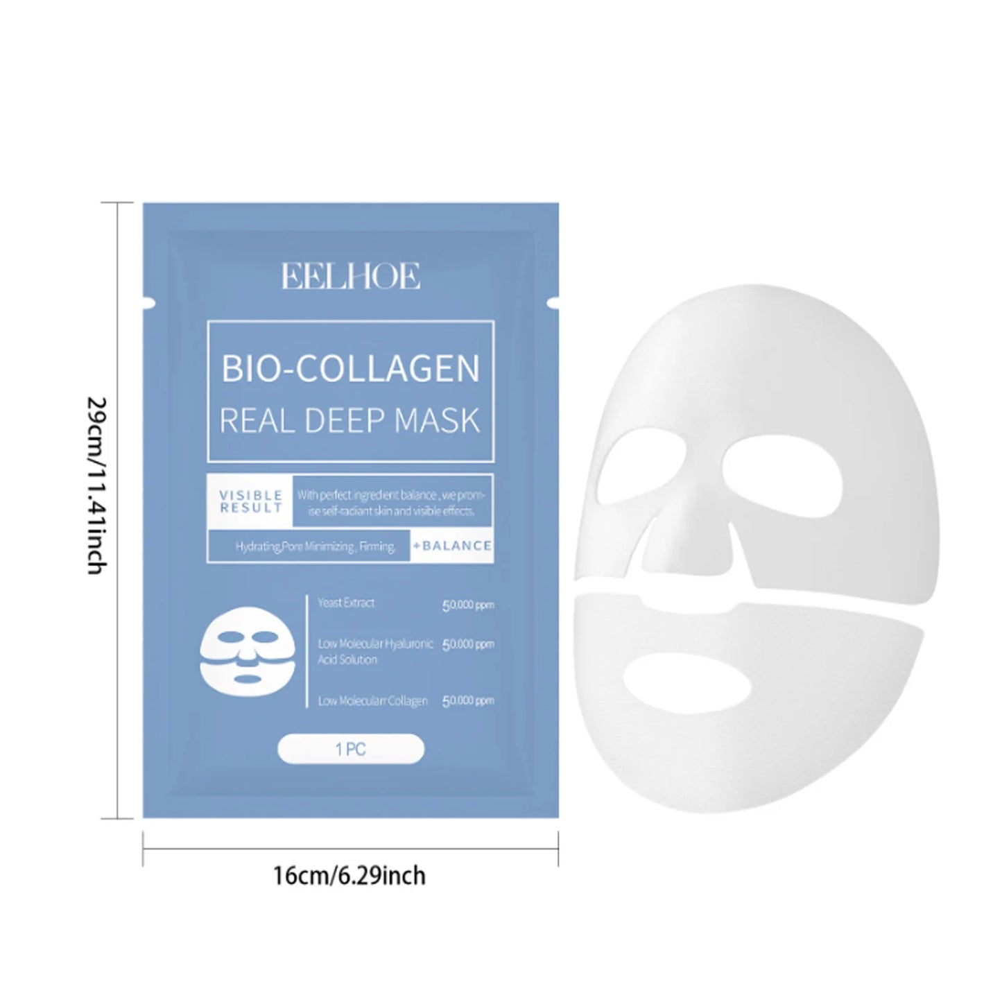 Instant Wrinkle Remover Facial Mask Collagen Anti Aging Firm Lifting Fade Fine Lines Whitening Moisturizing Brighten Skin Care