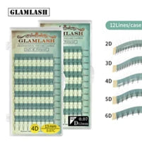 GLAMLASH 5PCS Transparent Medical PE False Eyelash Extensions Tape Double Eyelid Sticker Non-woven Fake Lash Eyeliner Tapes