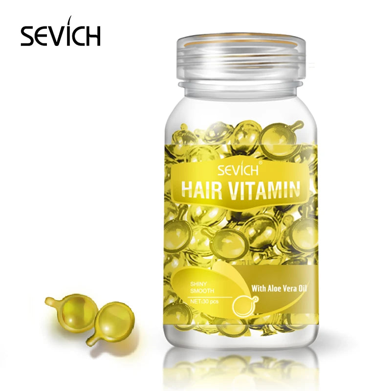 Sevich Mix Hair Vitamin Capsule Hair Treatment Oil Repair Damaged Smooth Hair Care Serum Nourishing Keratin Complex Oil