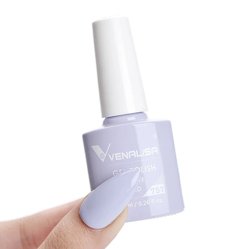 VENALISA Nail Gel Polish Semi Permanent Gellack Nail Art Salon 120 Color Glitter 7.5ml Soak off Organic UV LED Nail Gel Varnish