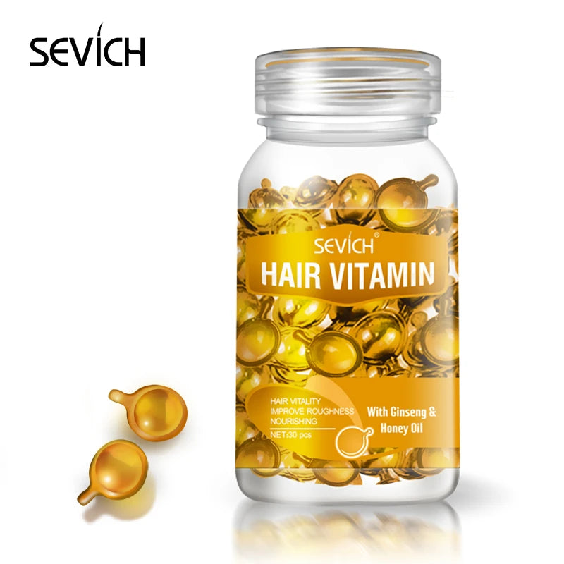 Sevich Mix Hair Vitamin Capsule Hair Treatment Oil Repair Damaged Smooth Hair Care Serum Nourishing Keratin Complex Oil