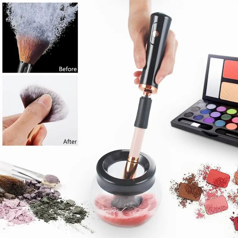 Professional Makeup Brush Cleaner Fast Washing and Drying Make up Brushes Cleaning Makeup Brush Tools and Machine