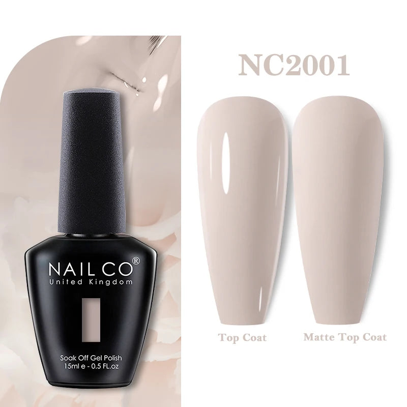 NAILCO 283Colors Gel Nail Polish Top Base Vernis Semi Permanent UV Gel Varnish Nails Art Varnish Hybrid Manicure