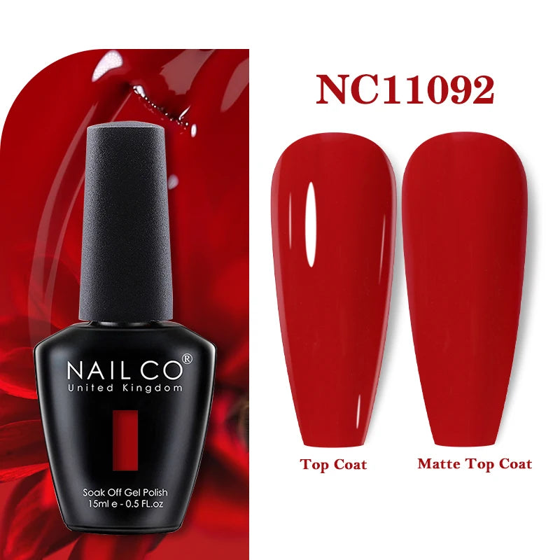 NAILCO 283Colors Gel Nail Polish Top Base Vernis Semi Permanent UV Gel Varnish Nails Art Varnish Hybrid Manicure