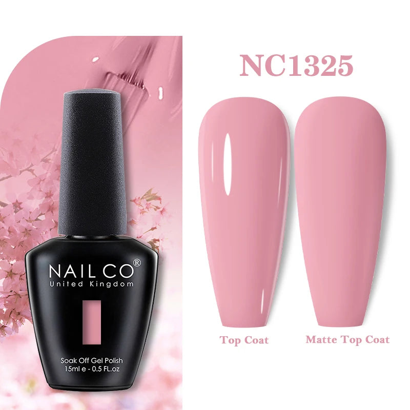 NAILCO 283Colors Gel Nail Polish Top Base Vernis Semi Permanent UV Gel Varnish Nails Art Varnish Hybrid Manicure