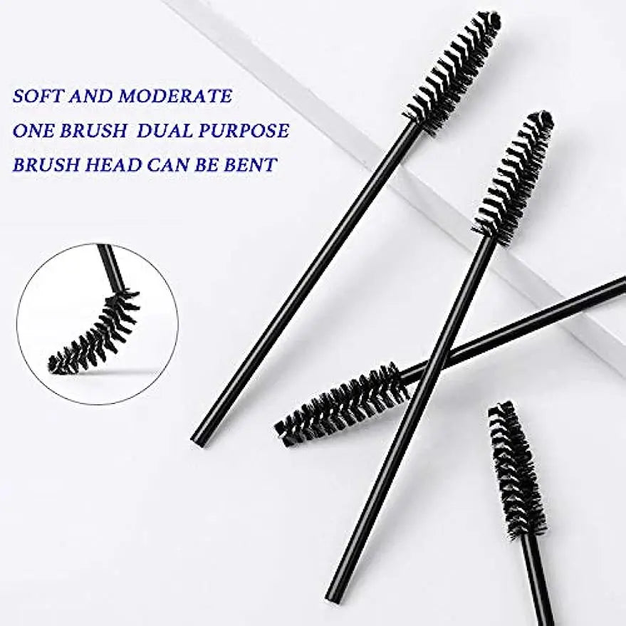 100 Pcs Disposable Eyelash Mascara Brushes for Eye Lashes Extension Eyebrow and Makeup Wholesale of Makeup Tools