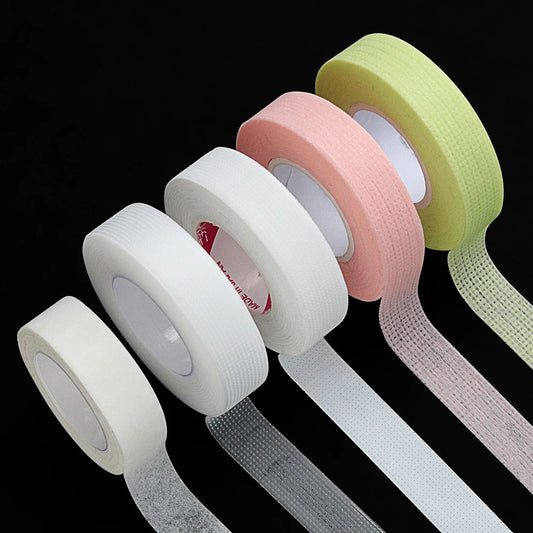 GLAMLASH 5PCS Transparent Medical PE False Eyelash Extensions Tape Double Eyelid Sticker Non-woven Fake Lash Eyeliner Tapes