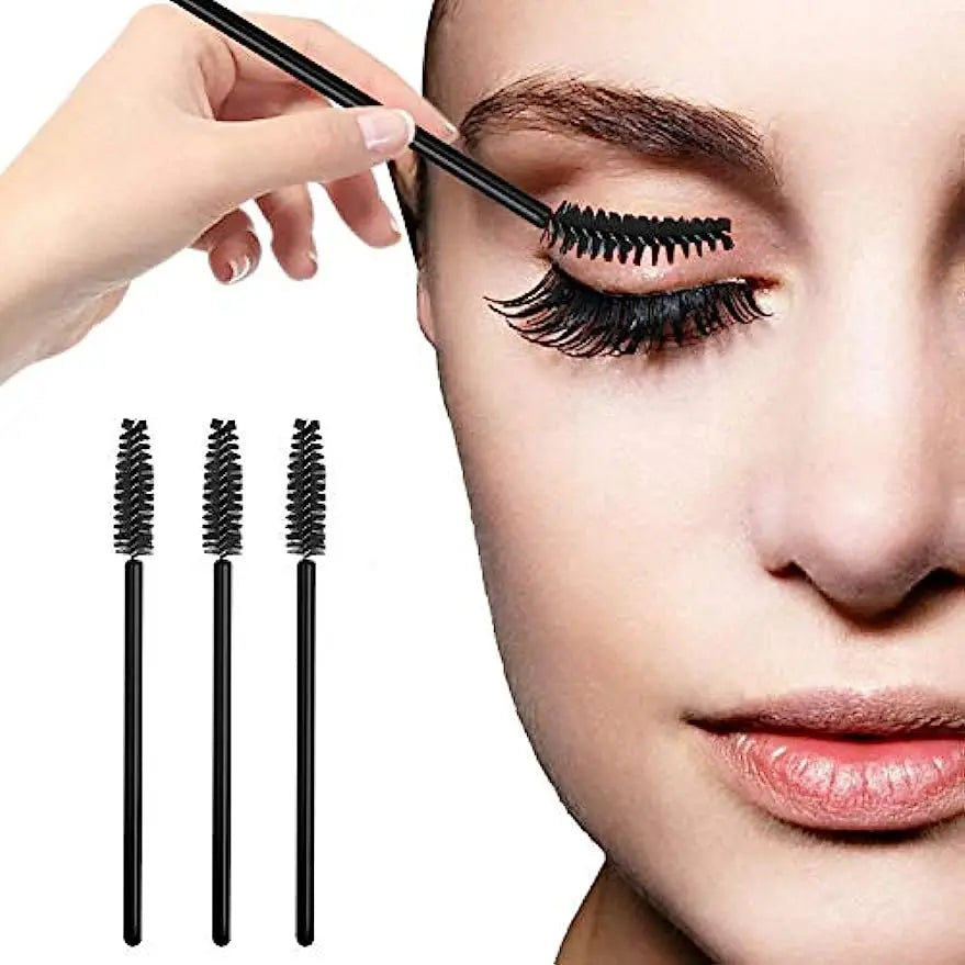 100 Pcs Disposable Eyelash Mascara Brushes for Eye Lashes Extension Eyebrow and Makeup Wholesale of Makeup Tools