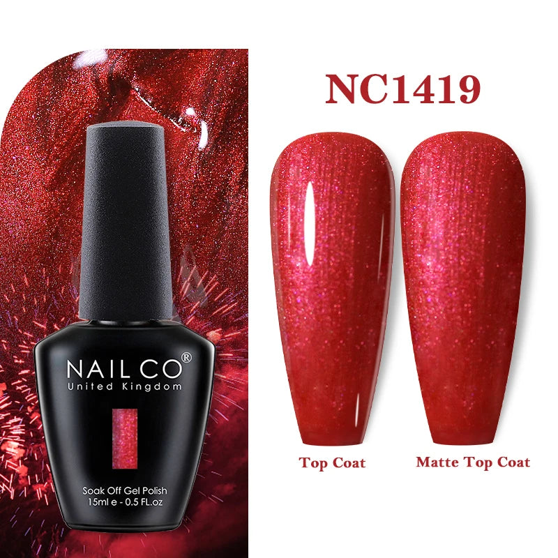 NAILCO 283Colors Gel Nail Polish Top Base Vernis Semi Permanent UV Gel Varnish Nails Art Varnish Hybrid Manicure