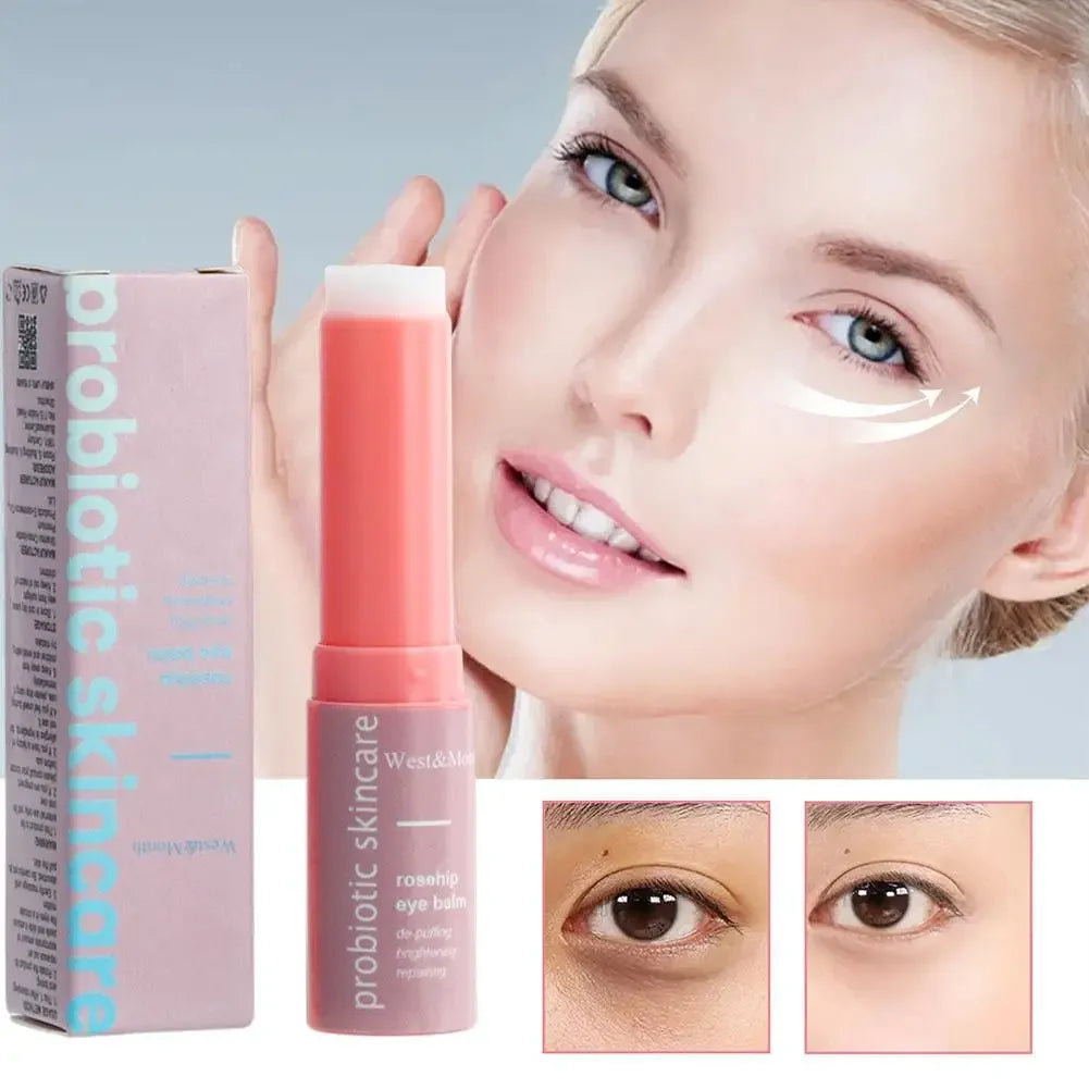 Women Extra Renewing Rosehip Eye Cream For Face Lifting Moisturizing Balm Stick Anti-Puffiness Remove Dark Circle Eye Care 2024