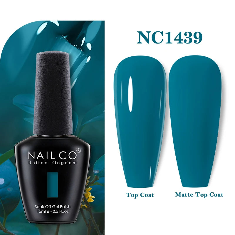 NAILCO 283Colors Gel Nail Polish Top Base Vernis Semi Permanent UV Gel Varnish Nails Art Varnish Hybrid Manicure