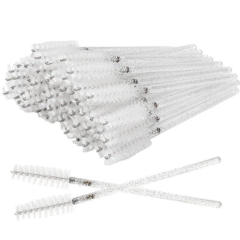 100 Pcs Disposable Eyelash Mascara Brushes for Eye Lashes Extension Eyebrow and Makeup Wholesale of Makeup Tools