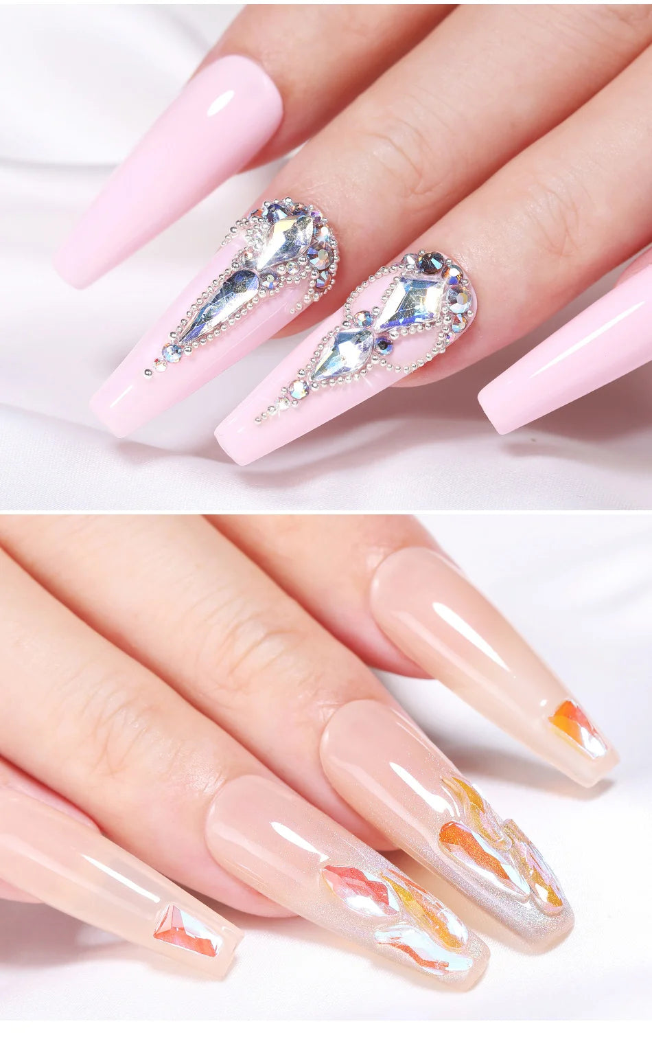 BORN PRETTY 10g Nail Rhinestone Adhesive Glue For Stick The Drill Tranparent Nail Glue Soak Off UV LED Nail Art Gel Varnish