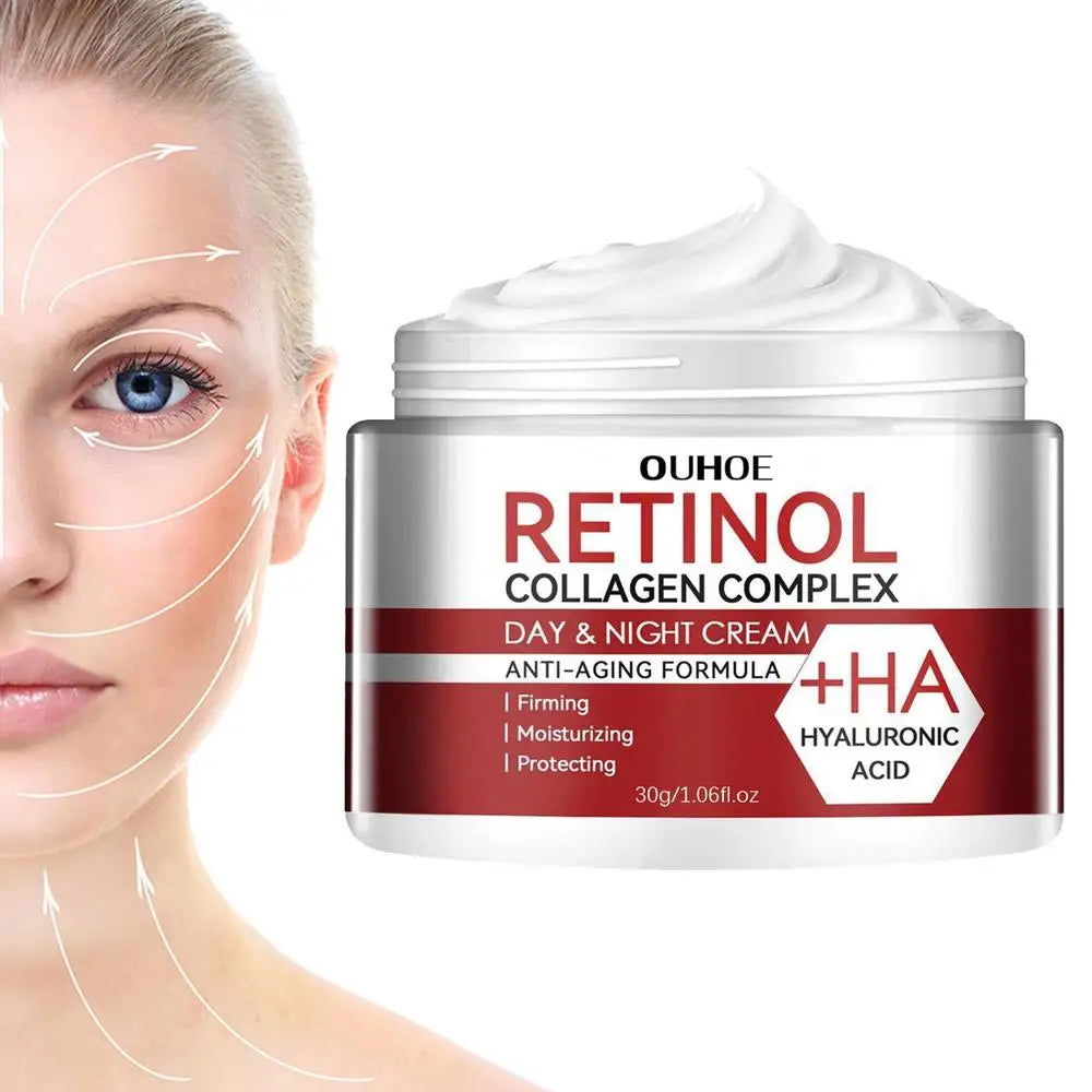 Instant Retinols Lifting Firming Cream Collagen Wrinkle Remover Face Cream For Women Moisturizer Whitening Brighten Skin Product