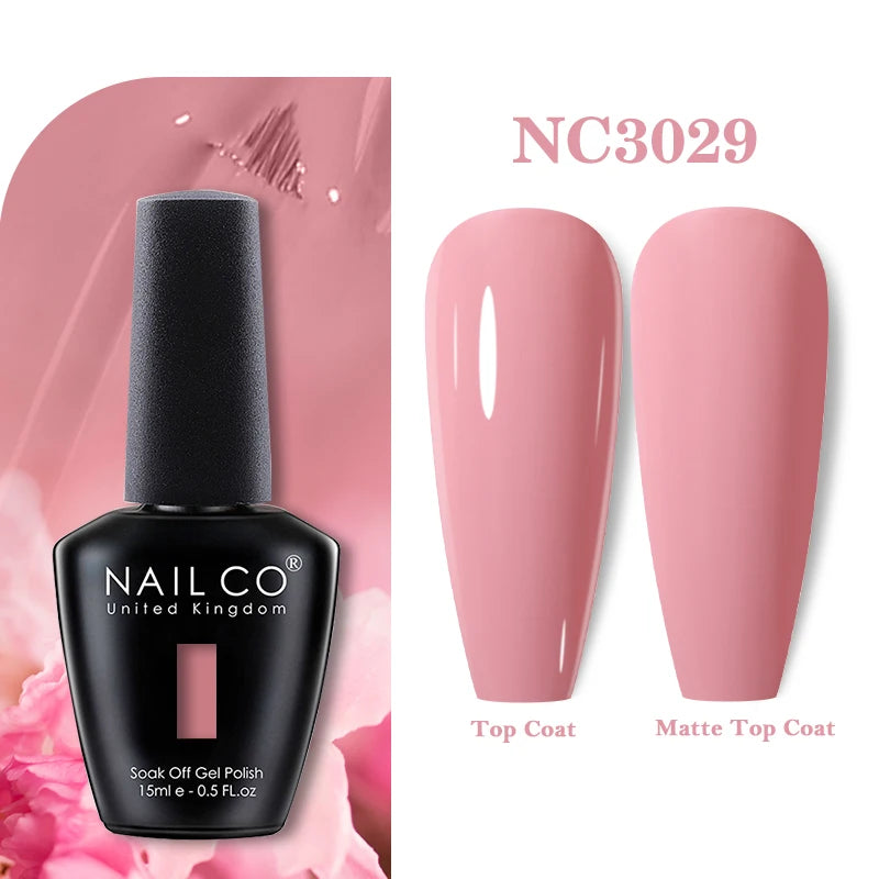 NAILCO 283Colors Gel Nail Polish Top Base Vernis Semi Permanent UV Gel Varnish Nails Art Varnish Hybrid Manicure