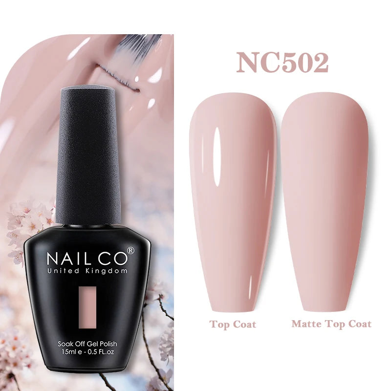 NAILCO 283Colors Gel Nail Polish Top Base Vernis Semi Permanent UV Gel Varnish Nails Art Varnish Hybrid Manicure