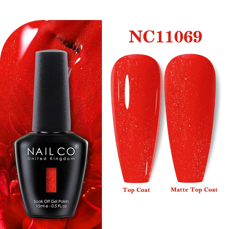 NAILCO 283Colors Gel Nail Polish Top Base Vernis Semi Permanent UV Gel Varnish Nails Art Varnish Hybrid Manicure