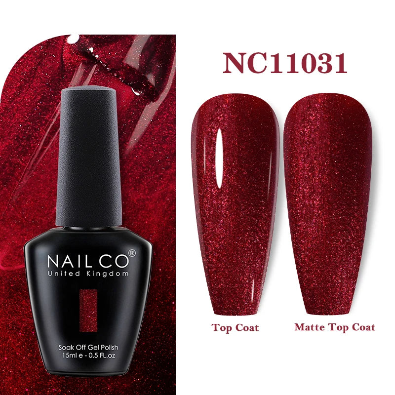 NAILCO 283Colors Gel Nail Polish Top Base Vernis Semi Permanent UV Gel Varnish Nails Art Varnish Hybrid Manicure