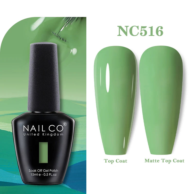 NAILCO 283Colors Gel Nail Polish Top Base Vernis Semi Permanent UV Gel Varnish Nails Art Varnish Hybrid Manicure
