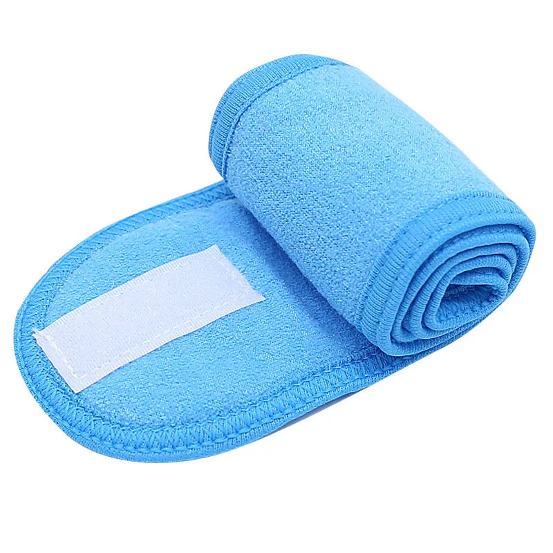 1 PC Makeup Hairband Eyelashes Extension Spa Facial Headband Makeup Wrap Head Terry Cloth Headband Stretch Towel with Magic Tape