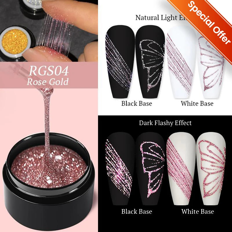 BORN PRETTY 15ml Clear Non Stick Hand Extension Gel Nail Polish 3D Multigel Carved Solid Gel For Nail Painting Carving Tools