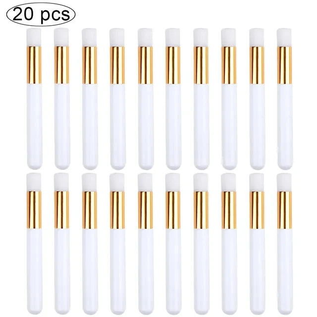 10/30/50pcs Eyelash Cleaning Brush Lash Shampoo Brush for Eyelash Extensions Peel Off Nose Pore Blackhead Remover Makeup Tools