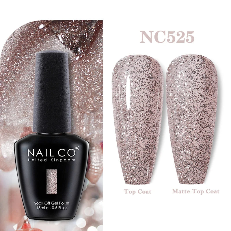 NAILCO 283Colors Gel Nail Polish Top Base Vernis Semi Permanent UV Gel Varnish Nails Art Varnish Hybrid Manicure