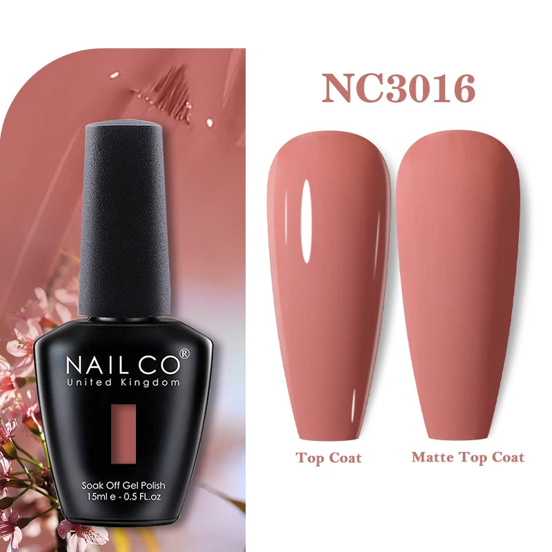 NAILCO 283Colors Gel Nail Polish Top Base Vernis Semi Permanent UV Gel Varnish Nails Art Varnish Hybrid Manicure