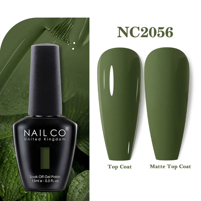 NAILCO 283Colors Gel Nail Polish Top Base Vernis Semi Permanent UV Gel Varnish Nails Art Varnish Hybrid Manicure