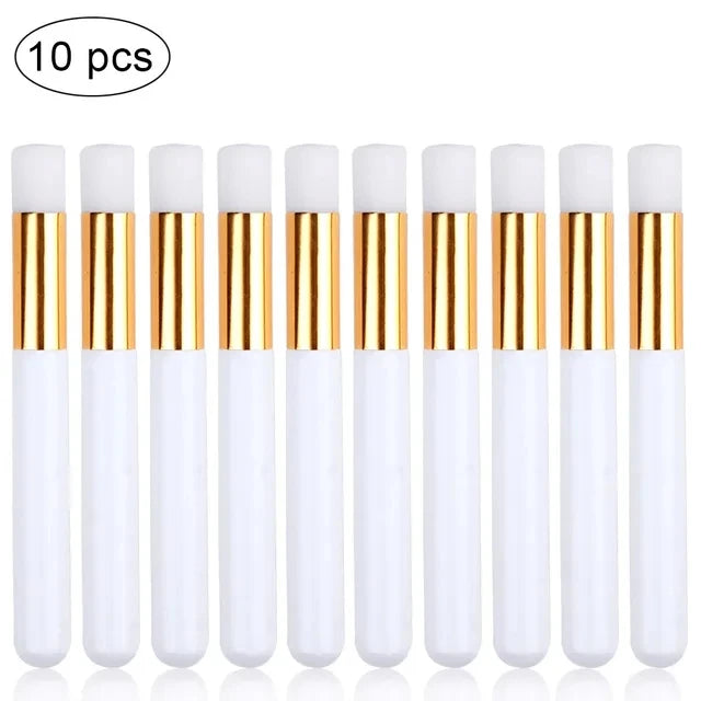 10/30/50pcs Eyelash Cleaning Brush Lash Shampoo Brush for Eyelash Extensions Peel Off Nose Pore Blackhead Remover Makeup Tools