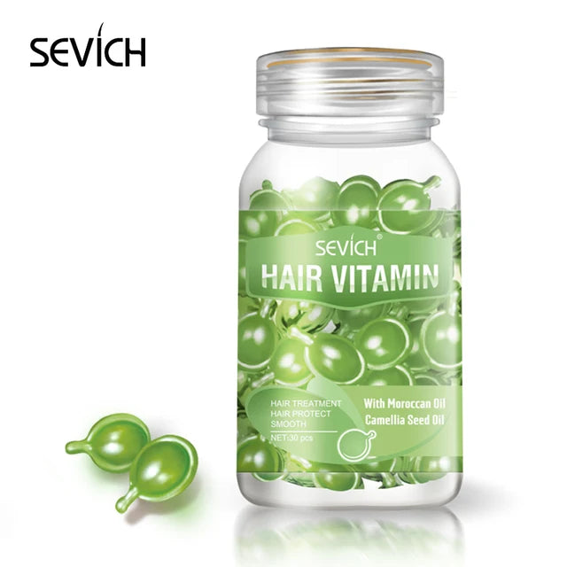 Sevich Mix Hair Vitamin Capsule Hair Treatment Oil Repair Damaged Smooth Hair Care Serum Nourishing Keratin Complex Oil