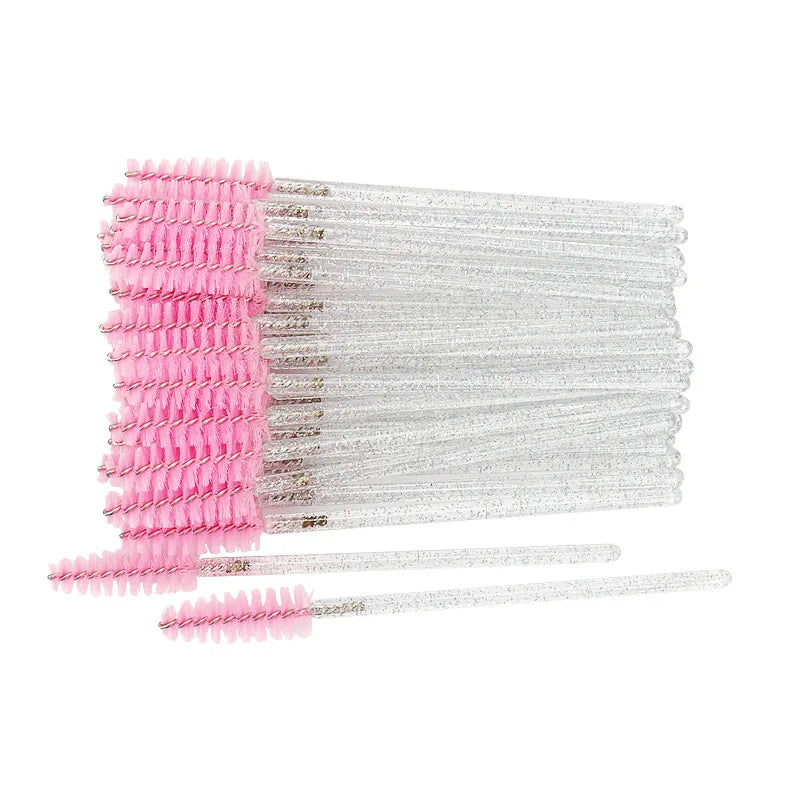 100 Pcs Disposable Eyelash Mascara Brushes for Eye Lashes Extension Eyebrow and Makeup Wholesale of Makeup Tools