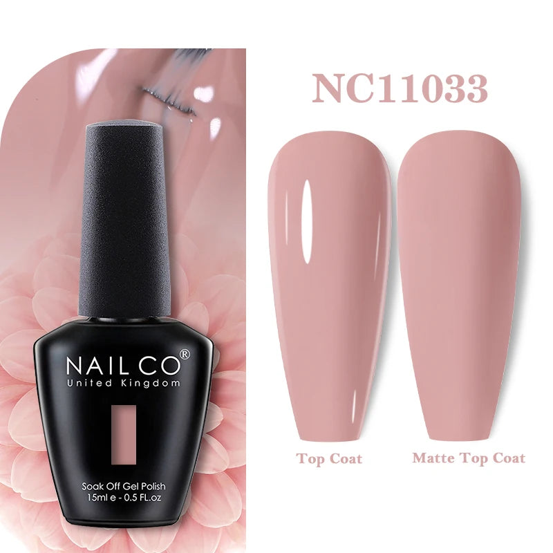 NAILCO 283Colors Gel Nail Polish Top Base Vernis Semi Permanent UV Gel Varnish Nails Art Varnish Hybrid Manicure