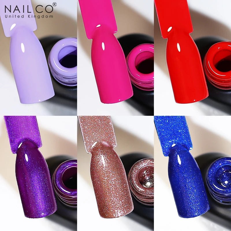 NAILCO 283Colors Gel Nail Polish Top Base Vernis Semi Permanent UV Gel Varnish Nails Art Varnish Hybrid Manicure