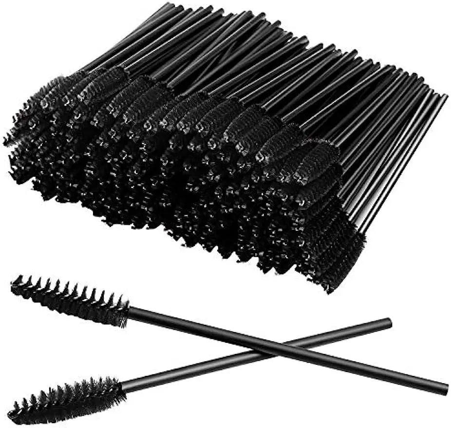 100 Pcs Disposable Eyelash Mascara Brushes for Eye Lashes Extension Eyebrow and Makeup Wholesale of Makeup Tools