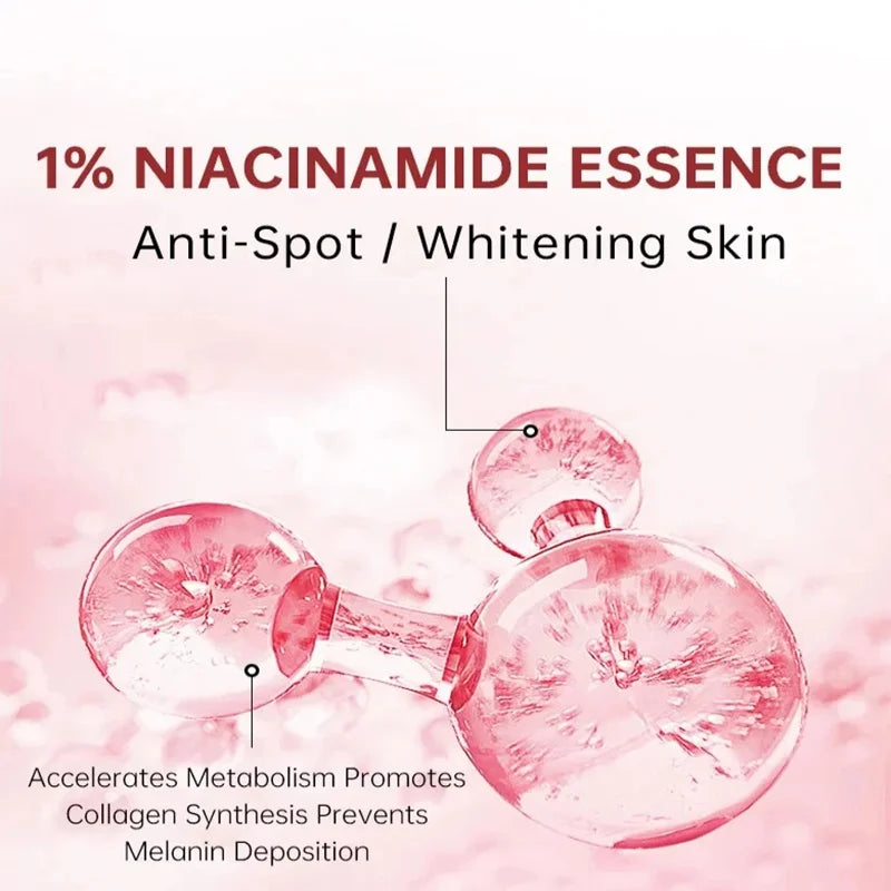 Niacinamide Facial Whitening Serum Moisturising Hyaluronic Acid Remove Dark Spots Acne Pockmarks Acne Pits Skin Care