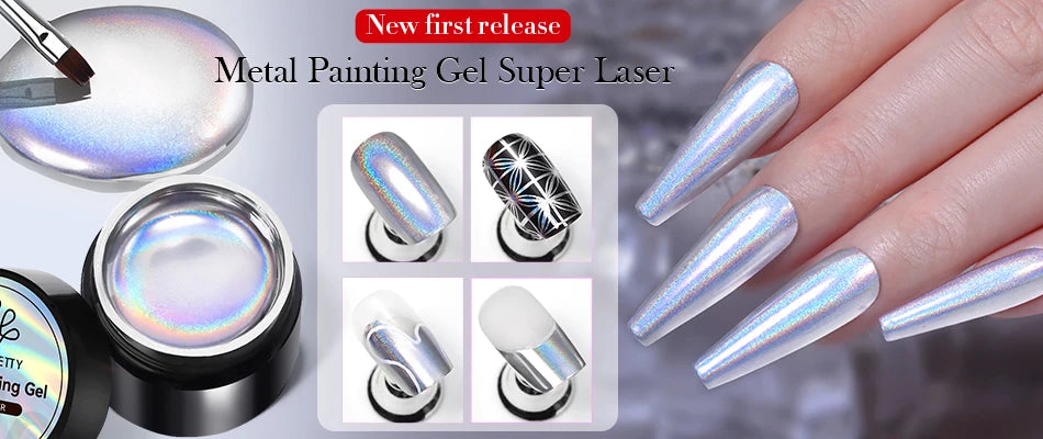 BORN PRETTY 15ml Clear Non Stick Hand Extension Gel Nail Polish 3D Multigel Carved Solid Gel For Nail Painting Carving Tools